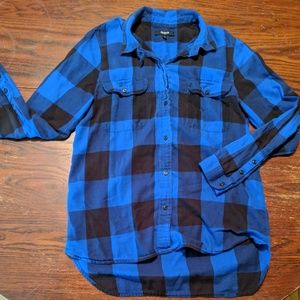 Madewell lightweight boyfriend flannel